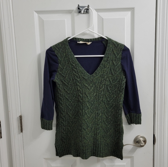 Pilcro and Letterpress Wool Sweater Top - Picture 1 of 6